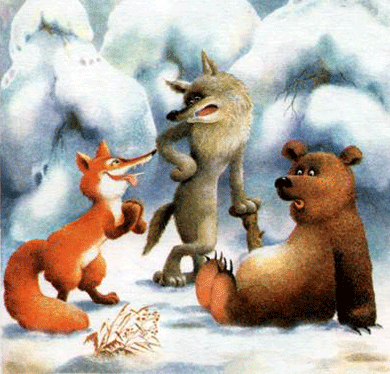 Зимовье зверей - русская народная сказка