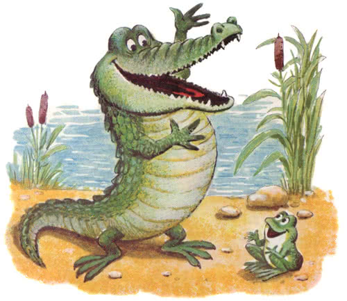 Сказка о знаменитом крокодиле и не менее знаменитом лягушонке - Пляцковский М.С.