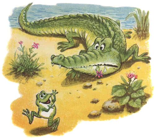 Сказка о знаменитом крокодиле и не менее знаменитом лягушонке - Пляцковский М.С.