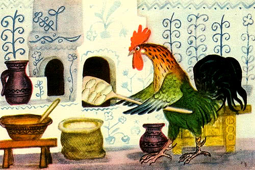 Петушок и два мышонка - украинская народная сказка