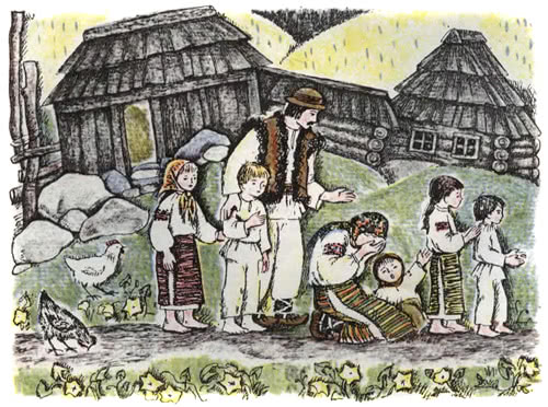 Про бедного человека и Вороньего царя - украинская народная сказка