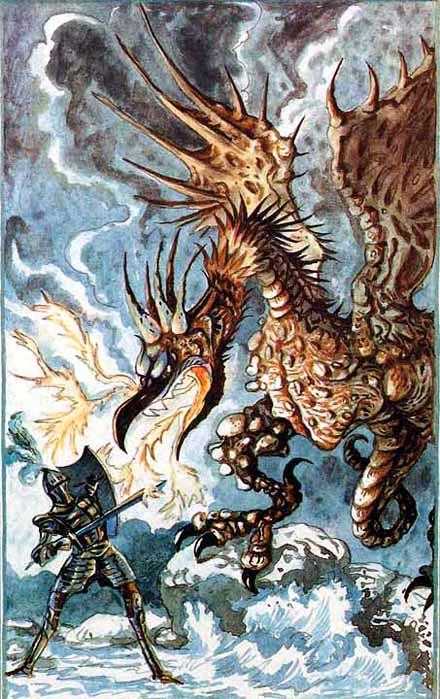 Чудовище Уиндел-стоунского ущелья - английская сказка